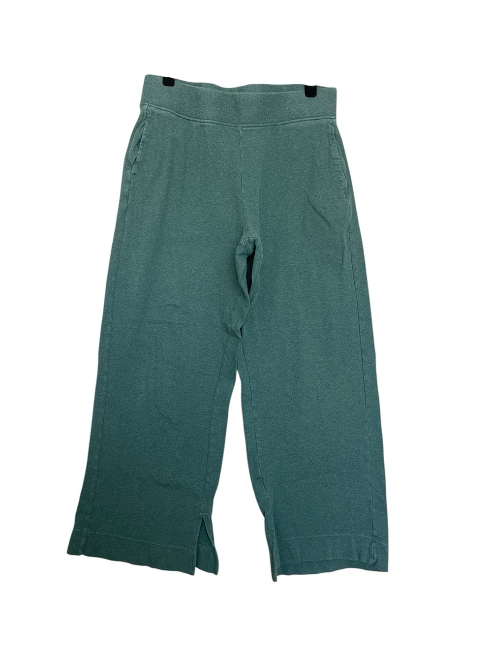 Pact Green Wide-Leg Knit Pants